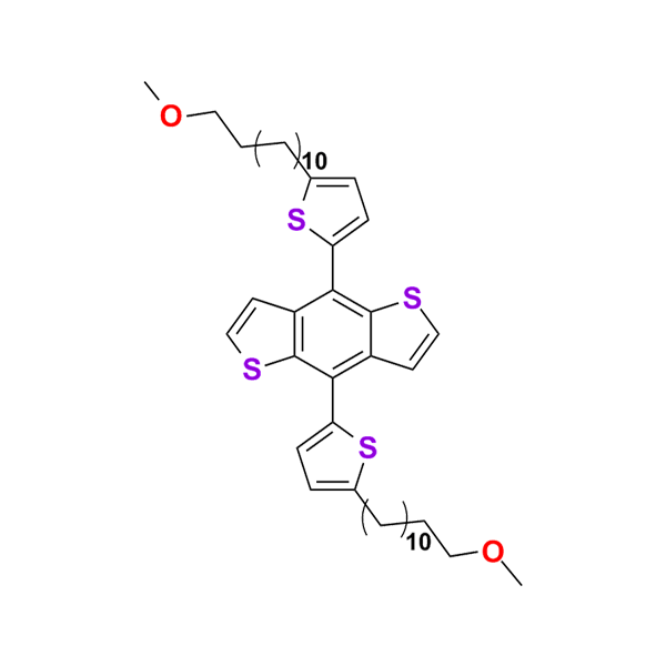 4,8-双[5-(12-甲氧基十二烷基)-2-噻吩基]苯并[1,2-b：4,5-b']二噻吩