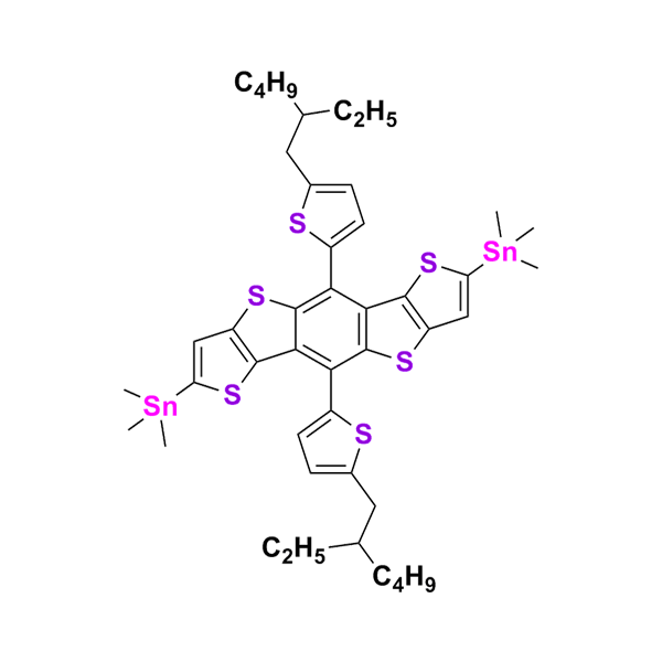 2,7-双(三甲基锡基)-5,10-双[(2-乙基己基噻吩)-5-基)] 苯并[1,2-b:4,5-b']二(噻吩并[3,2-b]噻吩)