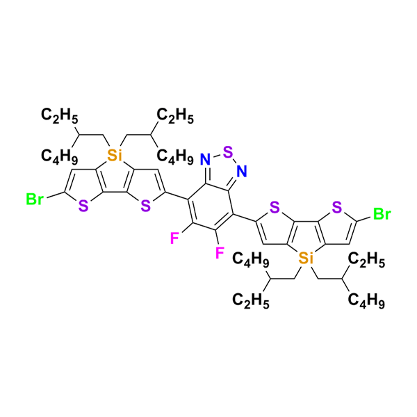 4,7-双(6-溴-4,4-双(2-乙基己基)-4H-硅基[3,2-b:4,5-b']二噻吩-2-基)-5,6-二氟苯并[c][1,2,5]噻二唑