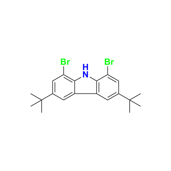 1,8-二溴-3,6-二(叔丁基)-9H-咔唑