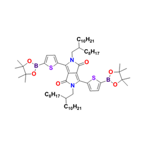 2,5-双(2-辛基十二烷基)-3,6-二[5-(4,4,5,5-四甲基-1,3,2-二硼酸酯基-2-基) 2-噻吩基] [3,4-c]吡咯-1,4(2H,5H)-二酮