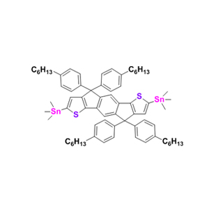 4,4,9,9-四(4-己基苯基)-s-苯并二茚并[1,2-b:5,6-b']二噻吩-2,7-双三甲基锡