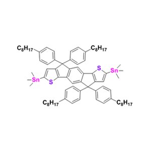 4,4,9,9-四(4-辛基苯基)-4,9-二氢-s-苯并二茚并[1,2-b:5,6-b']二噻吩-2,7-双三甲基锡