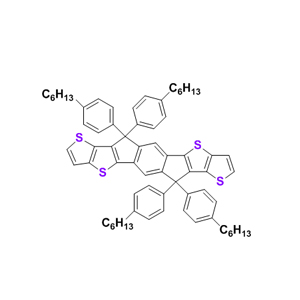 6,6,12,12-四(4-己基苯基)-6,12-二氢二噻吩并[2,3-d:2',3'-d']-s-苯并二茚并[1,2-b:5, 6-b']二噻吩