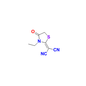 2-(3-乙基-4-氧代噻唑烷-2-亚基) 丙二腈