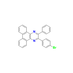 2-(4-溴苯基)-3-苯基二苯并[f, h]喹喔啉