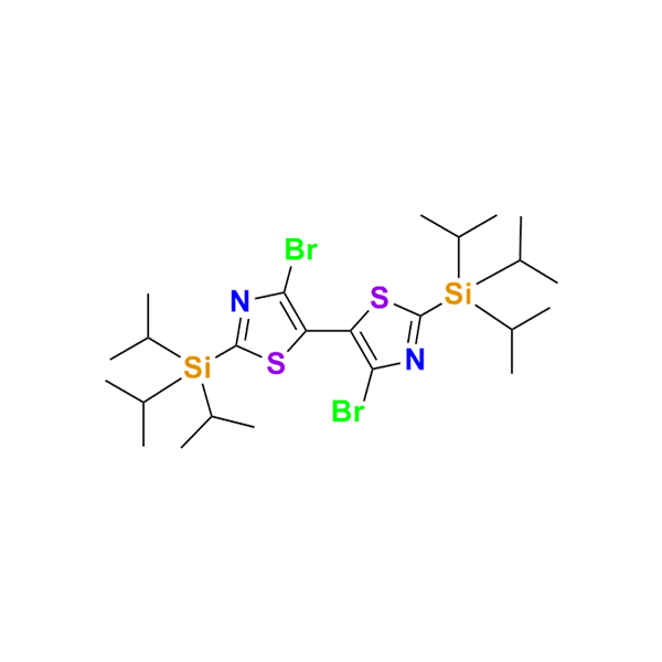 4,4'-二溴-2,2'-双(三异丙基硅烷基)-5,5'-联噻唑